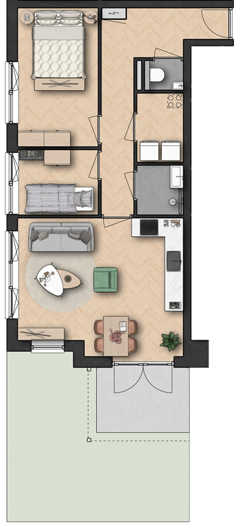 mediumsize floorplan